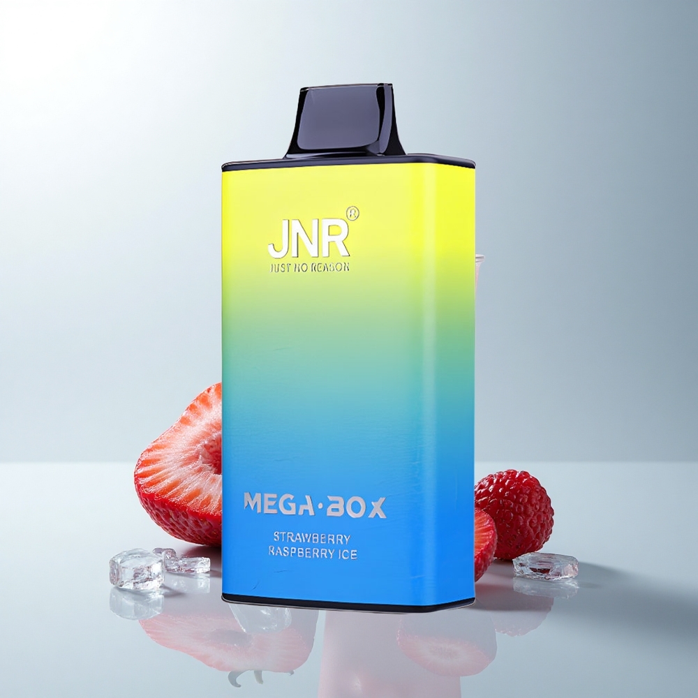 JNR Mega Box 25000 Puffs Glace Fraise Framboise Dual Mesh 30ml 850mAh
