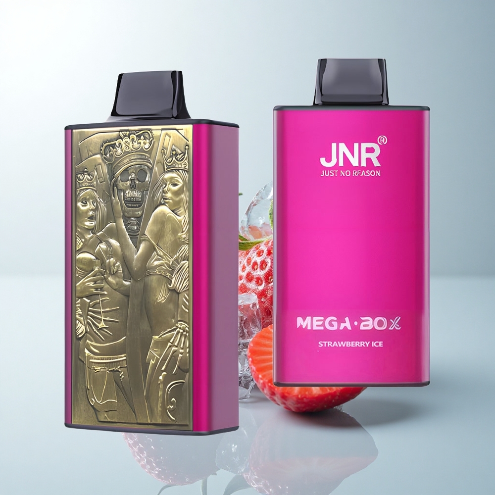 JNR Mega Box 25000 Puffs Glace à la Fraise Dual Mesh 30ml