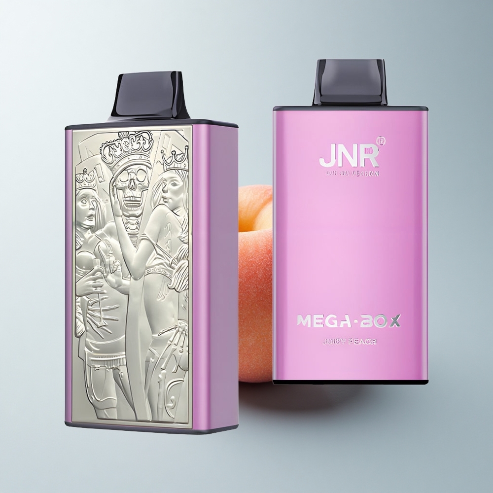 JNR Mega Box 25000 Puffs Pêche Juteuse Dual Mesh Coil Type-C