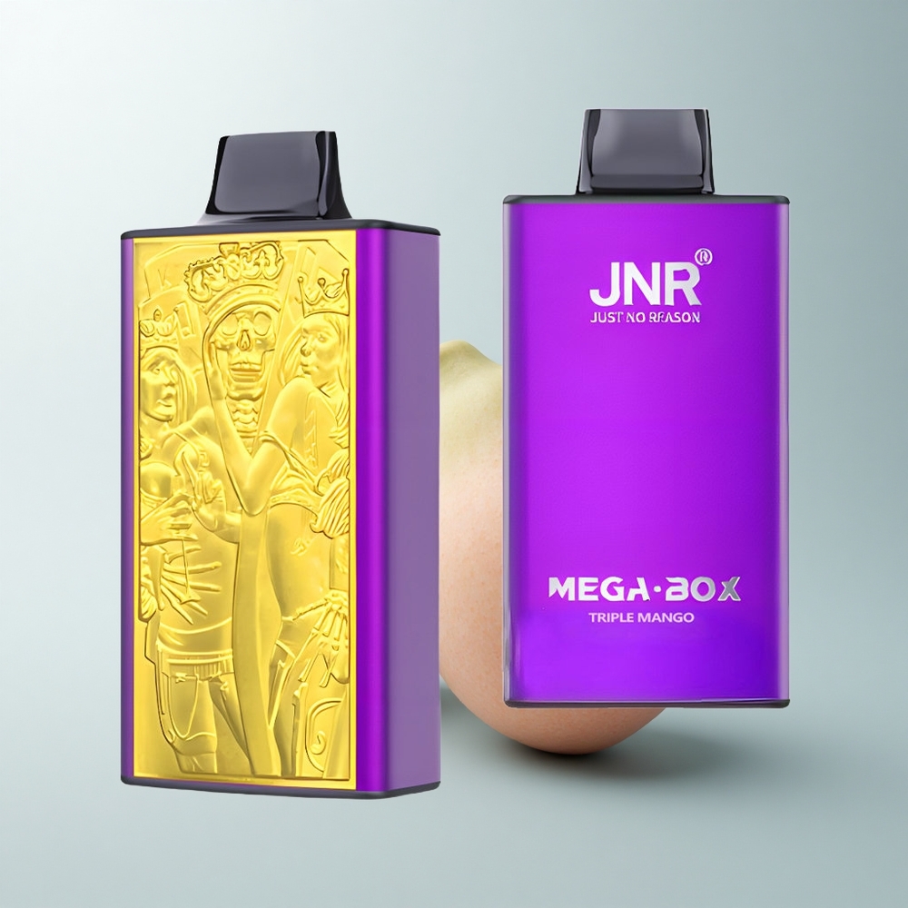JNR Mega Box 25000 Puffs Triple Mangue Dual Mesh Charge Rapide