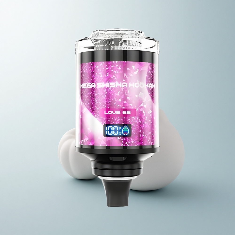 JNR Mega Shisha Hookah 100K Puffs Amour 66 Écran Intelligent 2200mAh