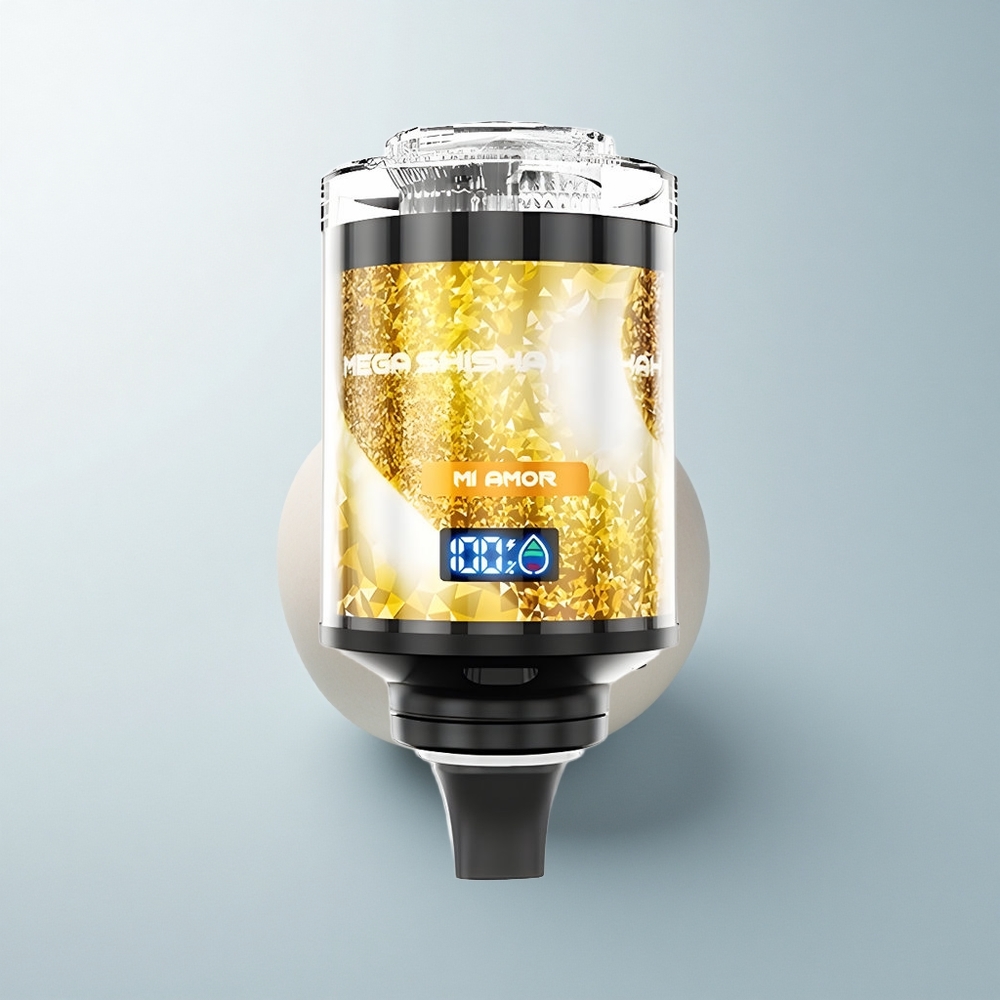 JNR Mega Shisha Hookah 100K Puffs Mon Amour Lumineux Écran Intelligent 2200mAh