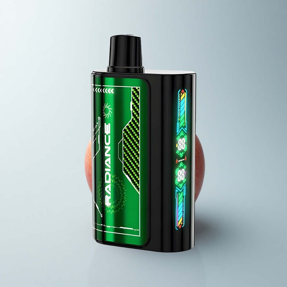 JNR Radiance 31000 Puffs Double Pomme Écran Animé Intelligent Dual Mesh 28ml