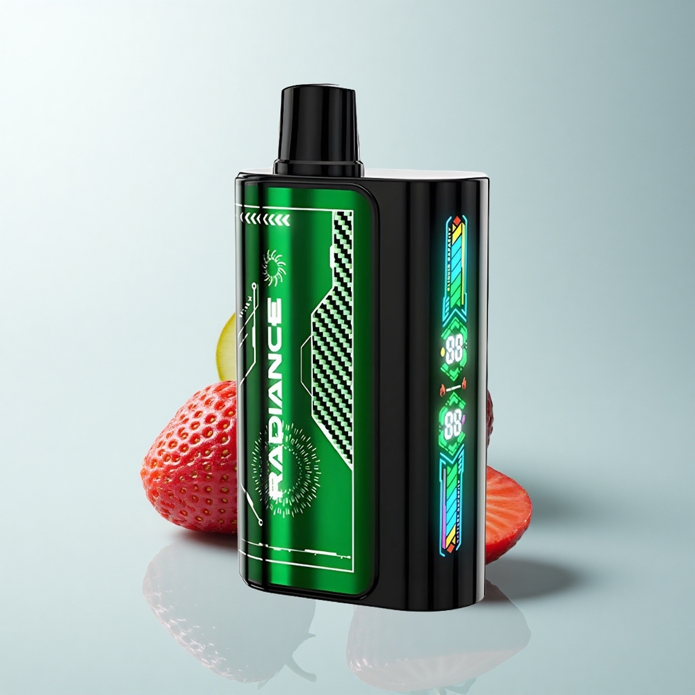 JNR Radiance 31000 Puffs Fraise Kiwi Écran Animation Dual Mesh