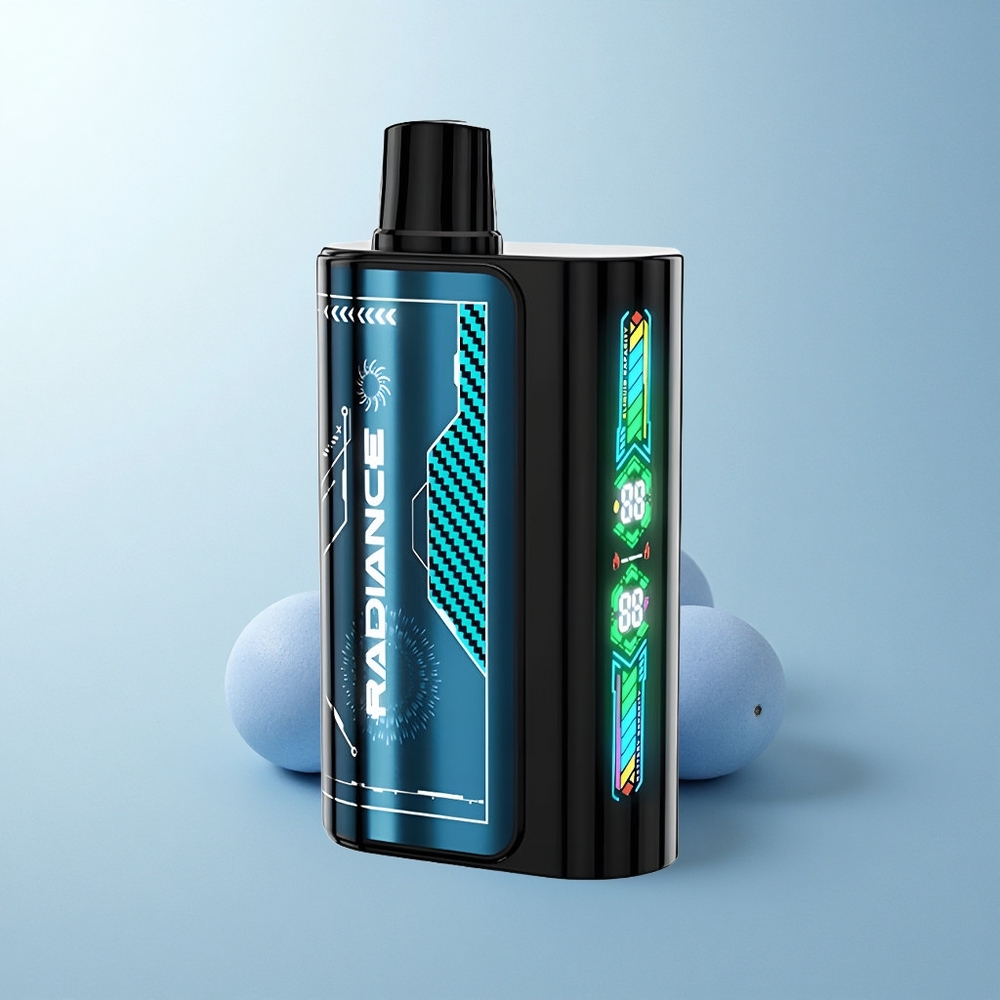 JNR Radiance 31000 Puffs Glace Bleue Framboise Dual Mesh 28ml