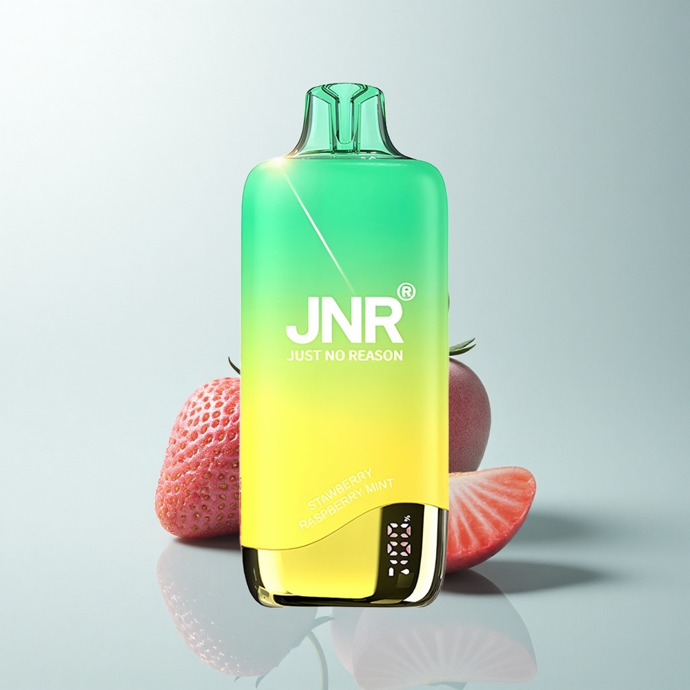 JNR Rainbow 10500 Puffs Fraise Pêchementhe 18ml 0.8ohm USB-C