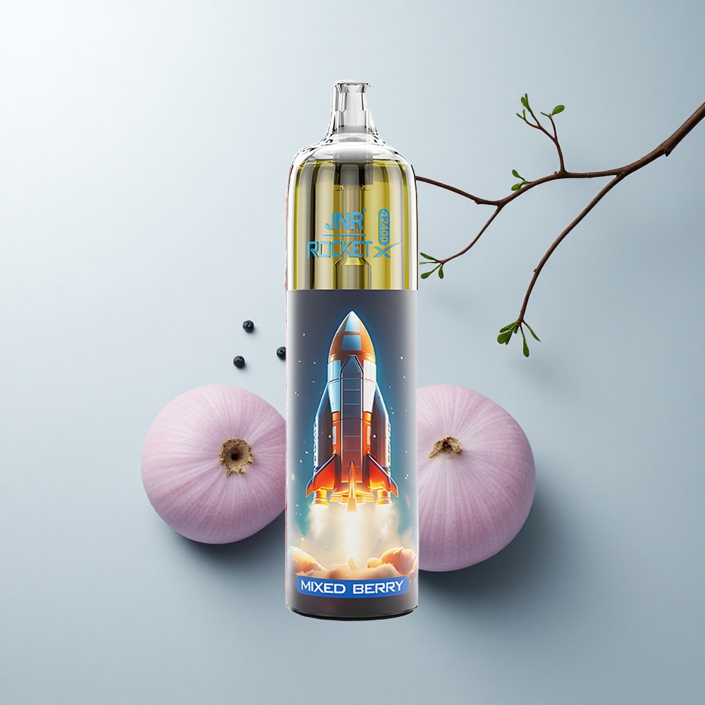 JNR Rocket-X 12400 Puffs Baies Mixtes Airflow Réglable LED RVB Bobine Mesh 1.2ohm