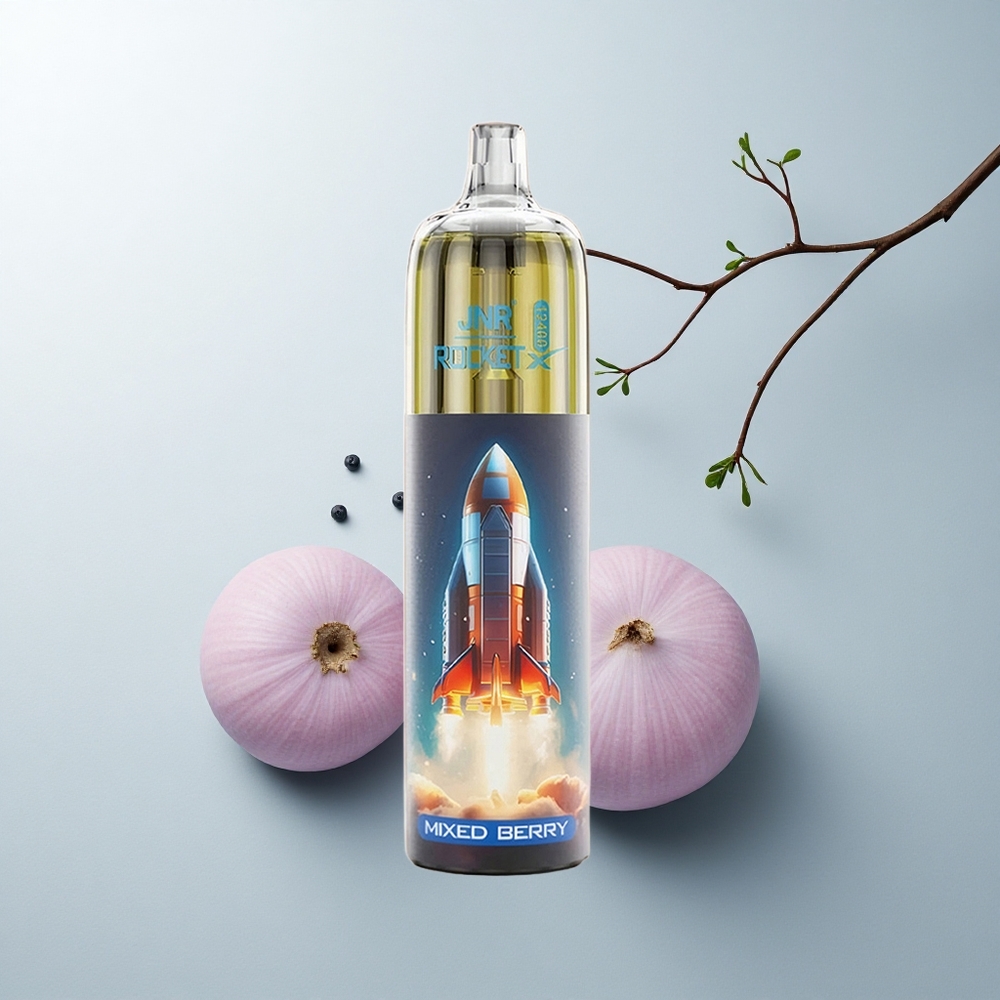 JNR Rocket-X 12400 Puffs Baies Mixtes Airflow Réglable LED RVB Bobine Mesh 1.2ohm