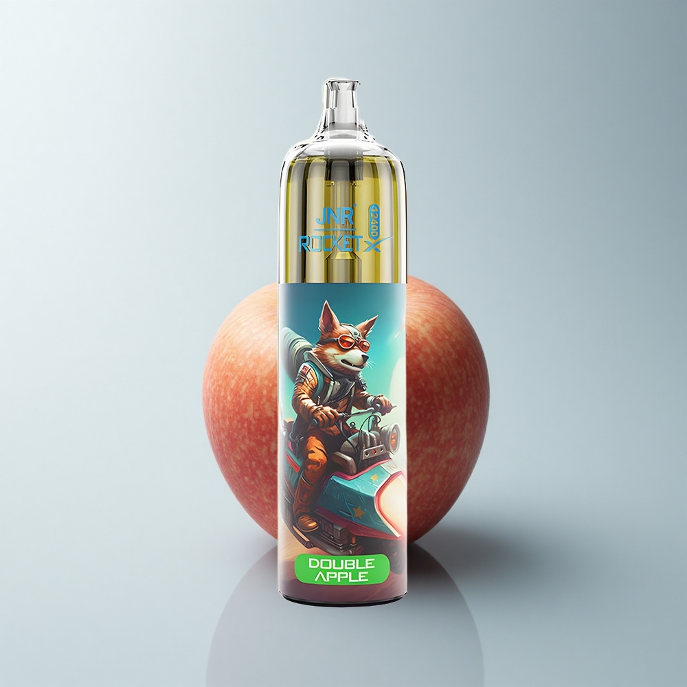 JNR Rocket-X 12400 Puffs Double Pomme avec Lumières RGB et Batterie 850mAh