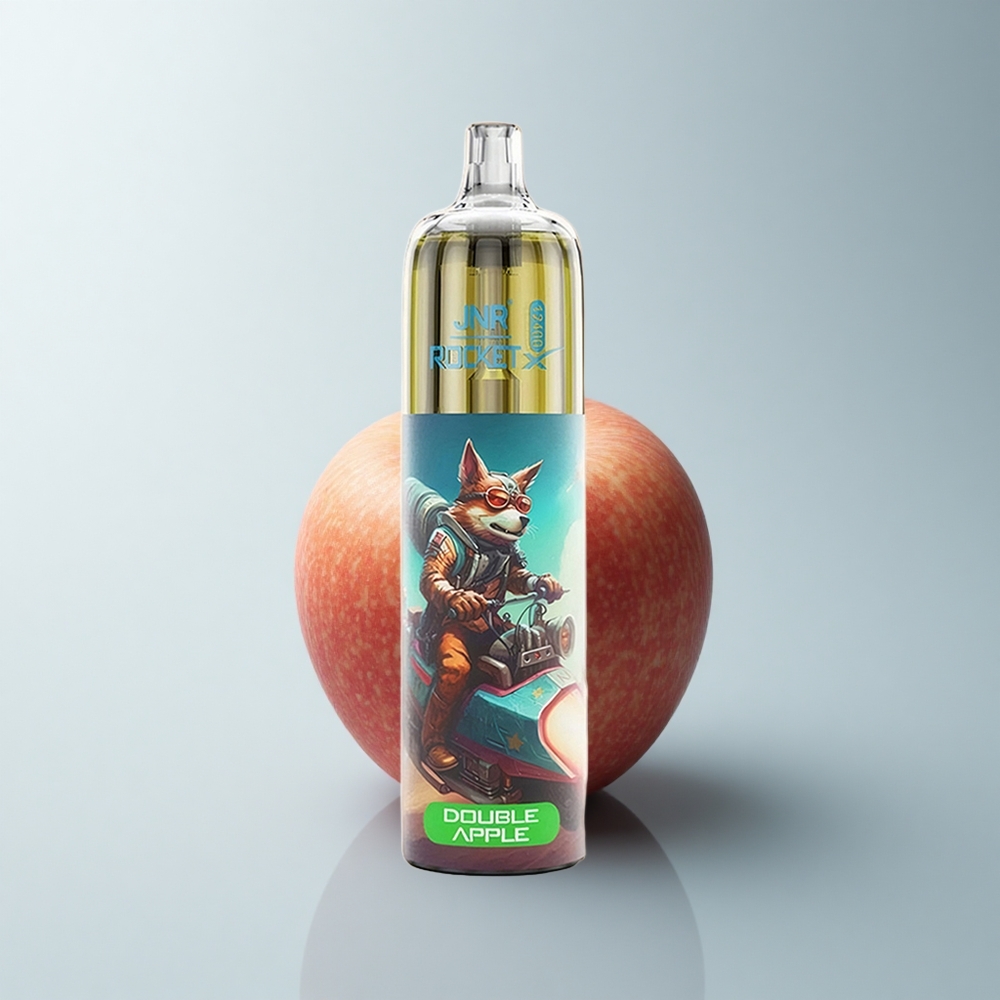 JNR Rocket-X 12400 Puffs Double Pomme avec Lumières RGB et Batterie 850mAh