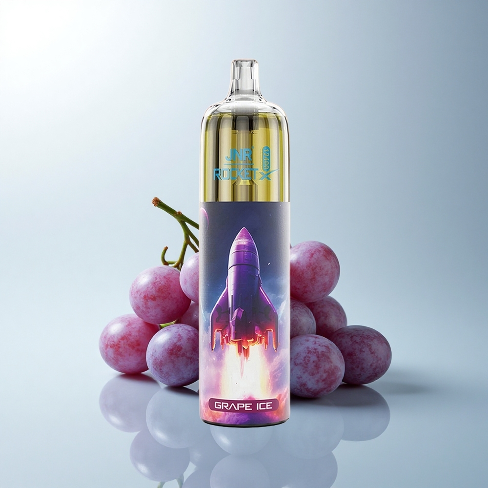 JNR Rocket-X 12400 Puffs Glace de Raisin avec Lumières RGB et Bobine Mesh 1.2ohm