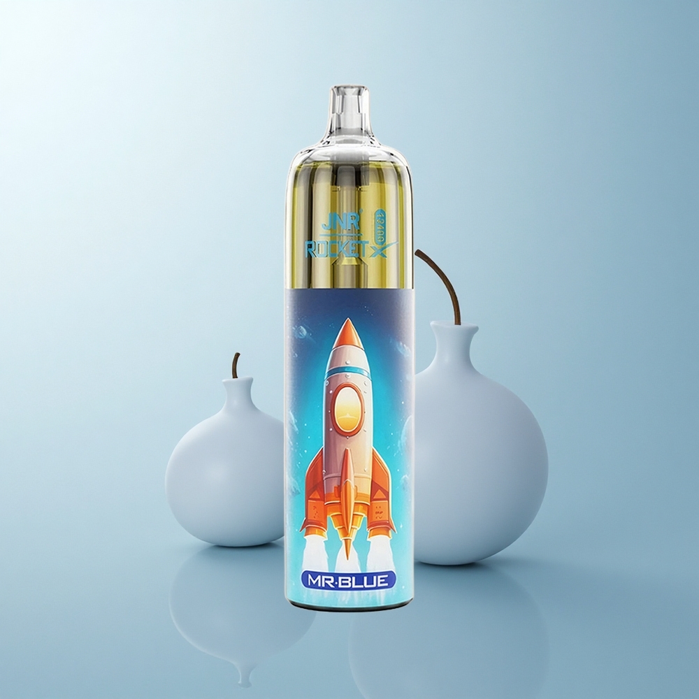 JNR Rocket-X 12400 Puffs Monsieur Bleu avec Lumières RGB et Bobine Mesh 1.2ohm