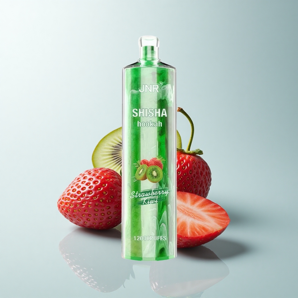 JNR Shisha Hookah 12000 Puffs Fraise Kiwi 24ml 750mAh Type-C