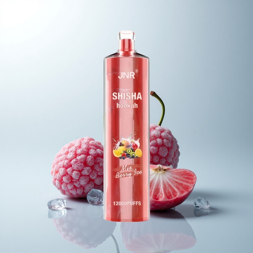 JNR Shisha Hookah 12000 Puffs Glace Baie 24ml 750mAh