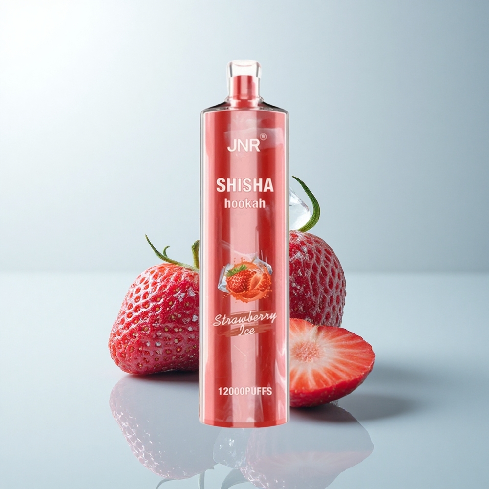JNR Shisha Hookah 12000 Puffs Glace à la Fraise 12000 Puffs 24ml
