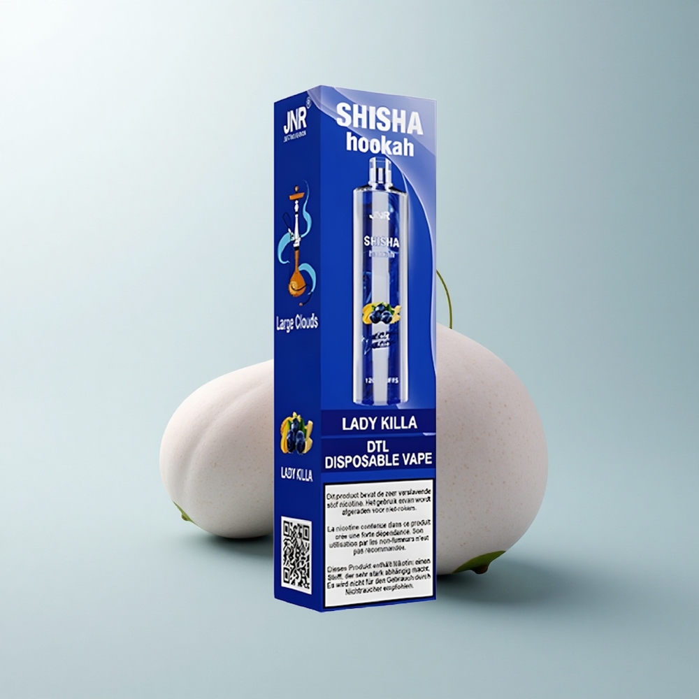 JNR Shisha Hookah 12000 Puffs La Tueuse de Dame 24ml 750mAh