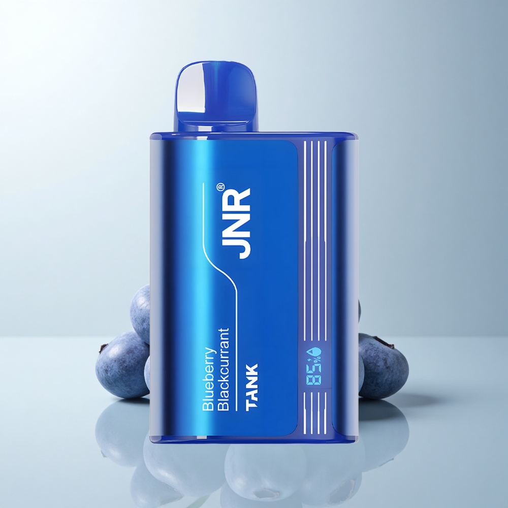 JNR Tank 10000 Puffs Myrtille Cassis Affichage Numérique Double Mesh