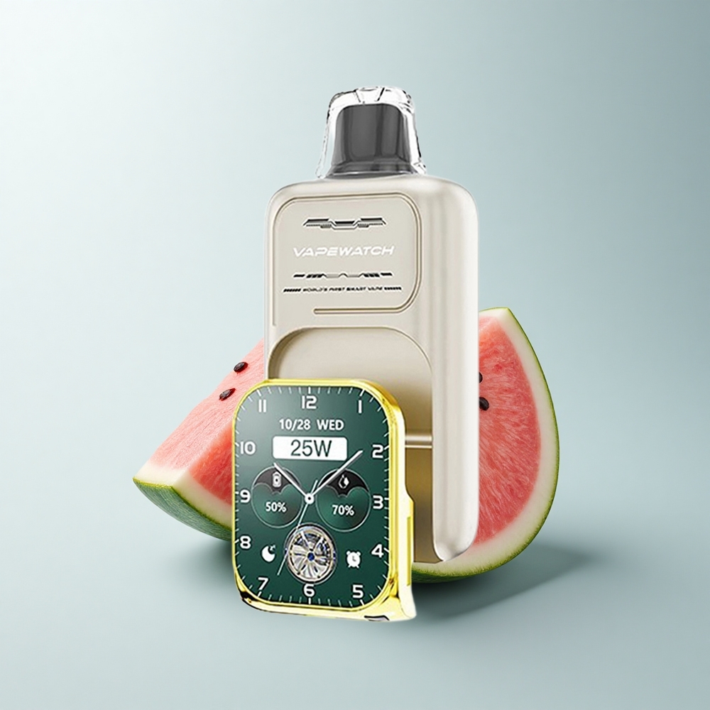 JNR VapeWatch 30000 Puffs Glace Pastèque Dual Mesh Charge Rapide