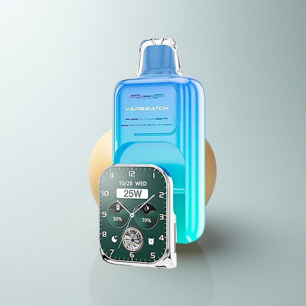 JNR VapeWatch 30000 Puffs Pomme Acidulée Glacée Double Mesh 19mL