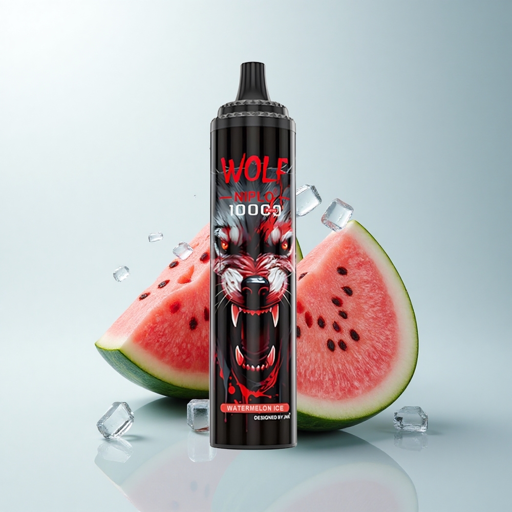 JNR Wolf Niplo 10000 Puffs Glace à la Pastèque 10000 Puffs 20ml 5%