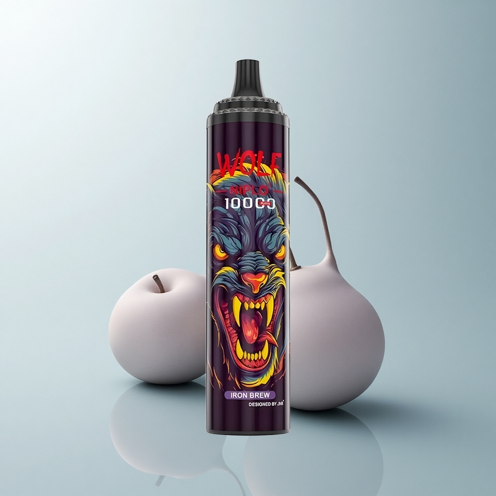 JNR Wolf Niplo 10000 Puffs Iron Brew 20ml 5% Type-C