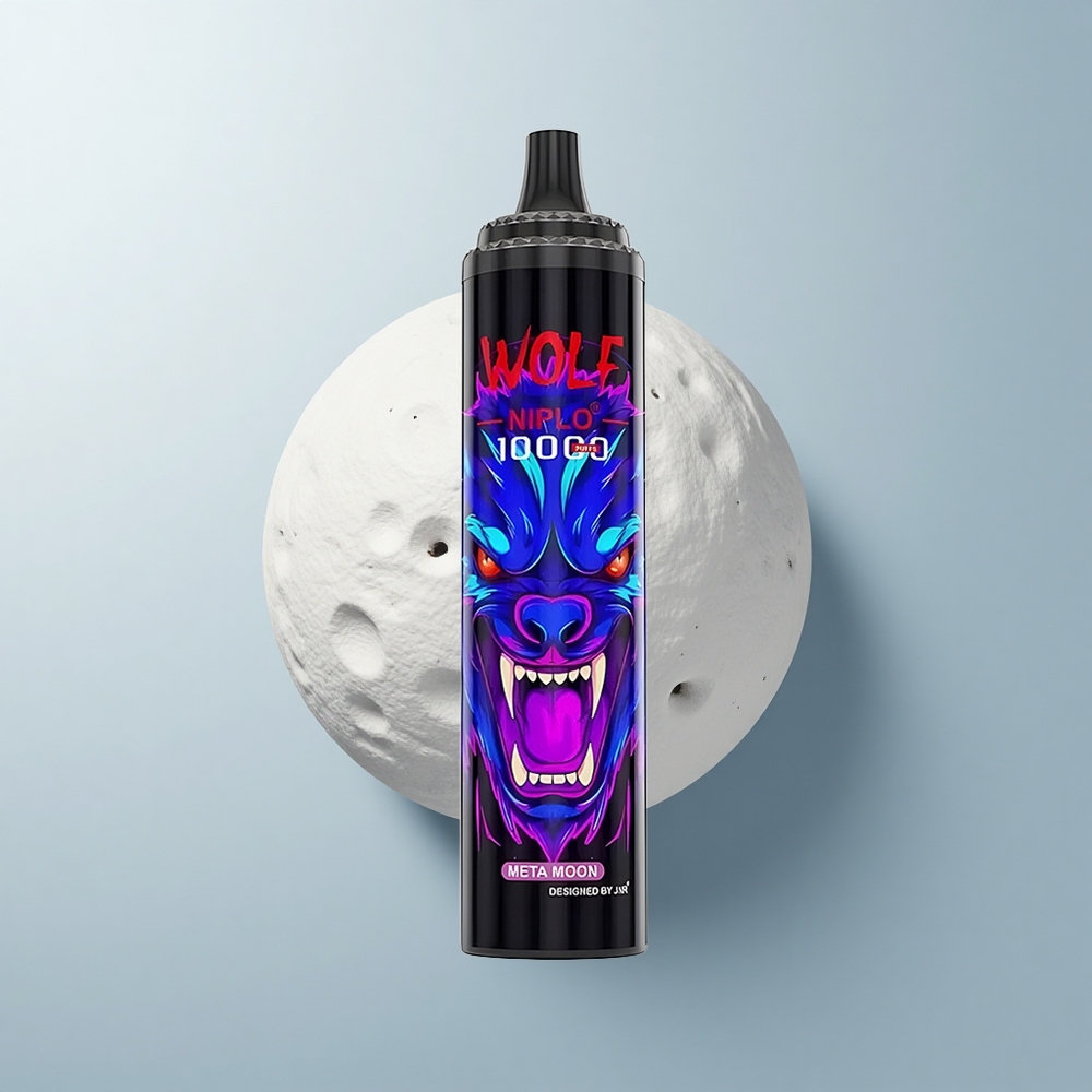 JNR Wolf Niplo 10000 Puffs Lune Méta 10000 Puffs 20ml Type-C