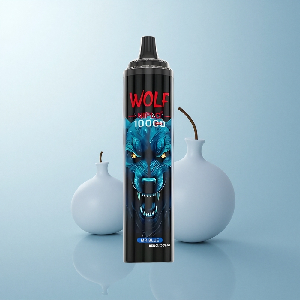 JNR Wolf Niplo 10000 Puffs Monsieur Bleu 20ml 650mAh Type-C