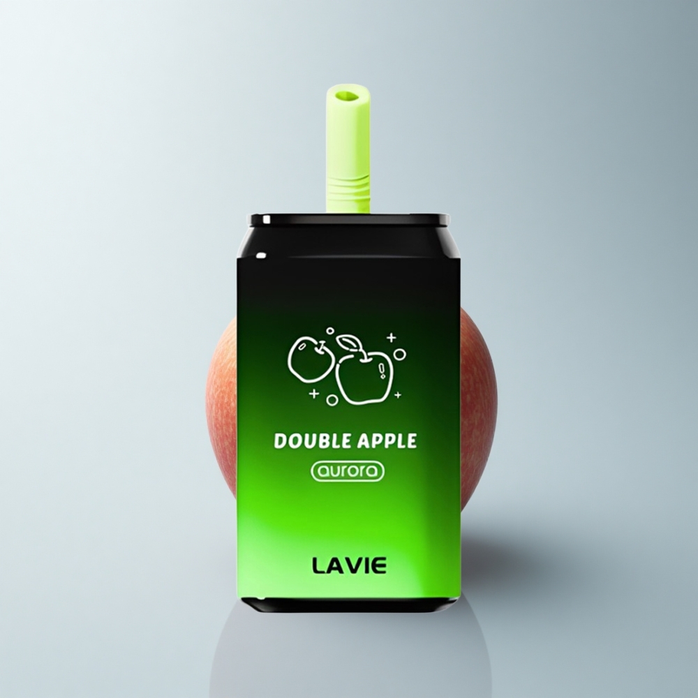 Lavie Aurora 11000 Puffs Double Pomme Légère 22ML Type C