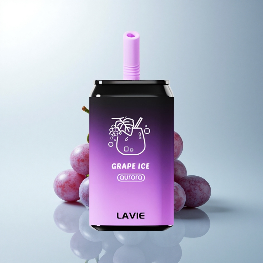 Lavie Aurora 11000 Puffs Glace de Raisin 22ML Type C