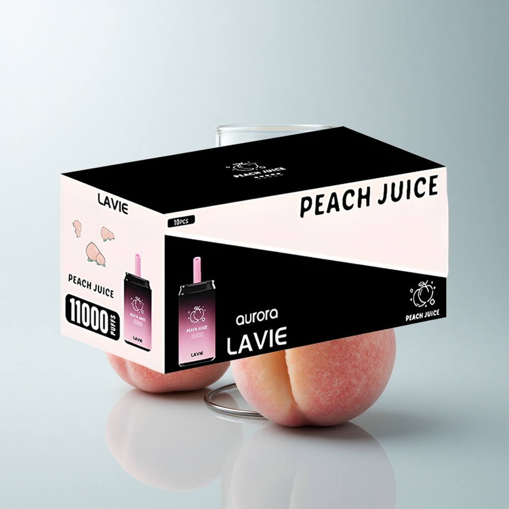 Lavie Aurora 11000 Puffs Jus de Pêche 22ML Type C