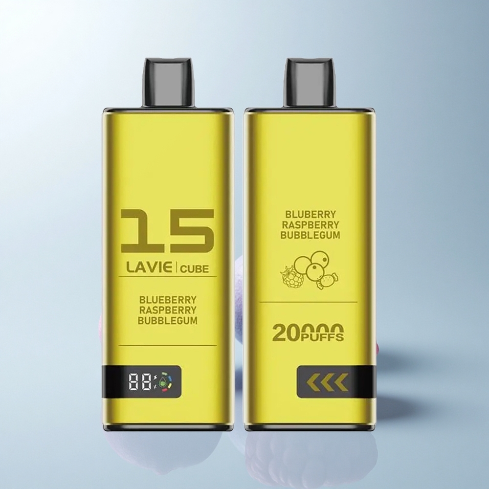 Lavie Cube 20000 Puffs Fraise Framboise Chewing-Bulle 28ML 600mAh Type C