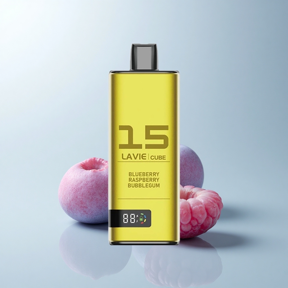 Lavie Cube 20000 Puffs Fraise Framboise Chewing-Bulle 28ML 600mAh Type C