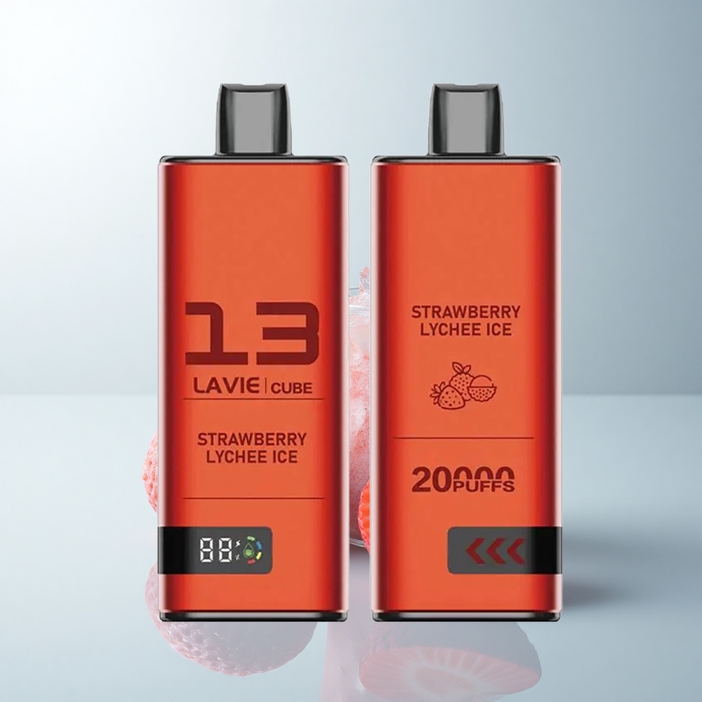 Lavie Cube 20000 Puffs Fraise Litchi Glace 28ML 5% Type C
