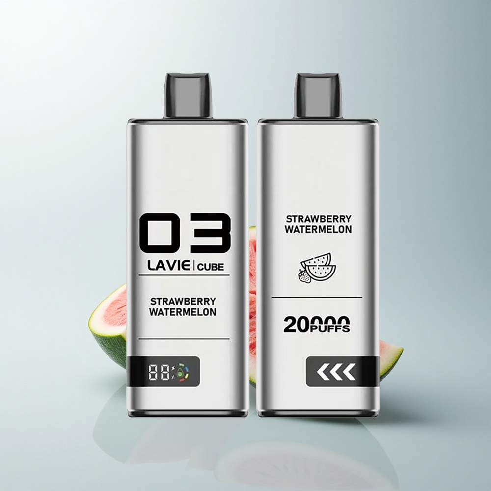 Lavie Cube 20000 Puffs Fraise Pastèque Cube Type C 600mAh