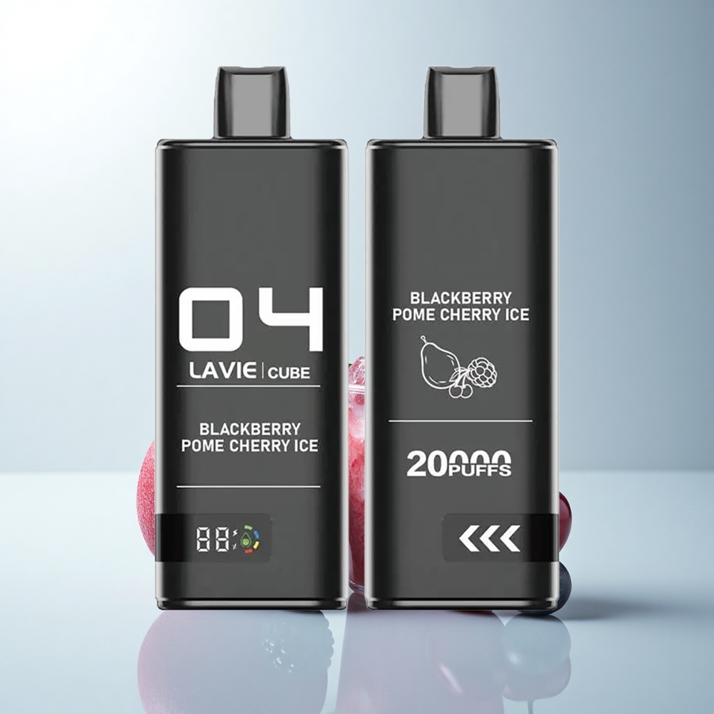 Lavie Cube 20000 Puffs Mûre Pomme Cerise Glace 28ML 5% Type C
