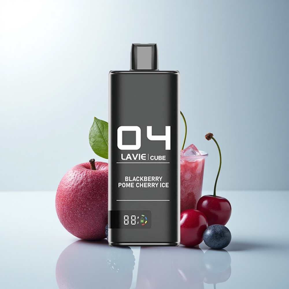 Lavie Cube 20000 Puffs Mûre Pomme Cerise Glace 28ML 5% Type C
