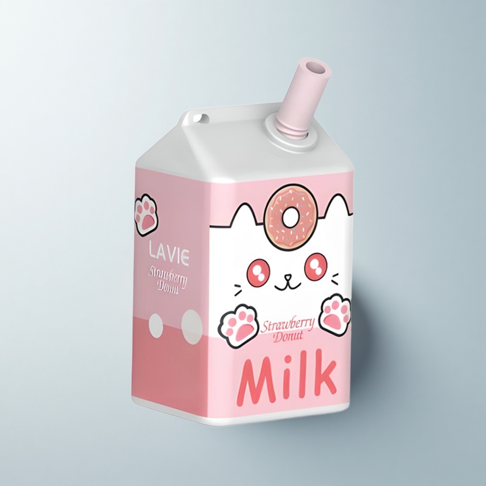 Lavie Milk 7000 Puffs Beignet à la Fraise 16ML 5% Type C