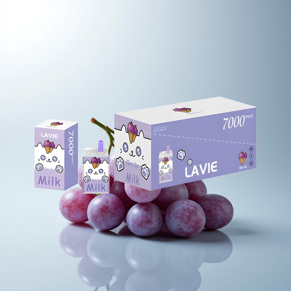 Lavie Milk 7000 Puffs Glace de Raisin 16ML Rechargeable Type C