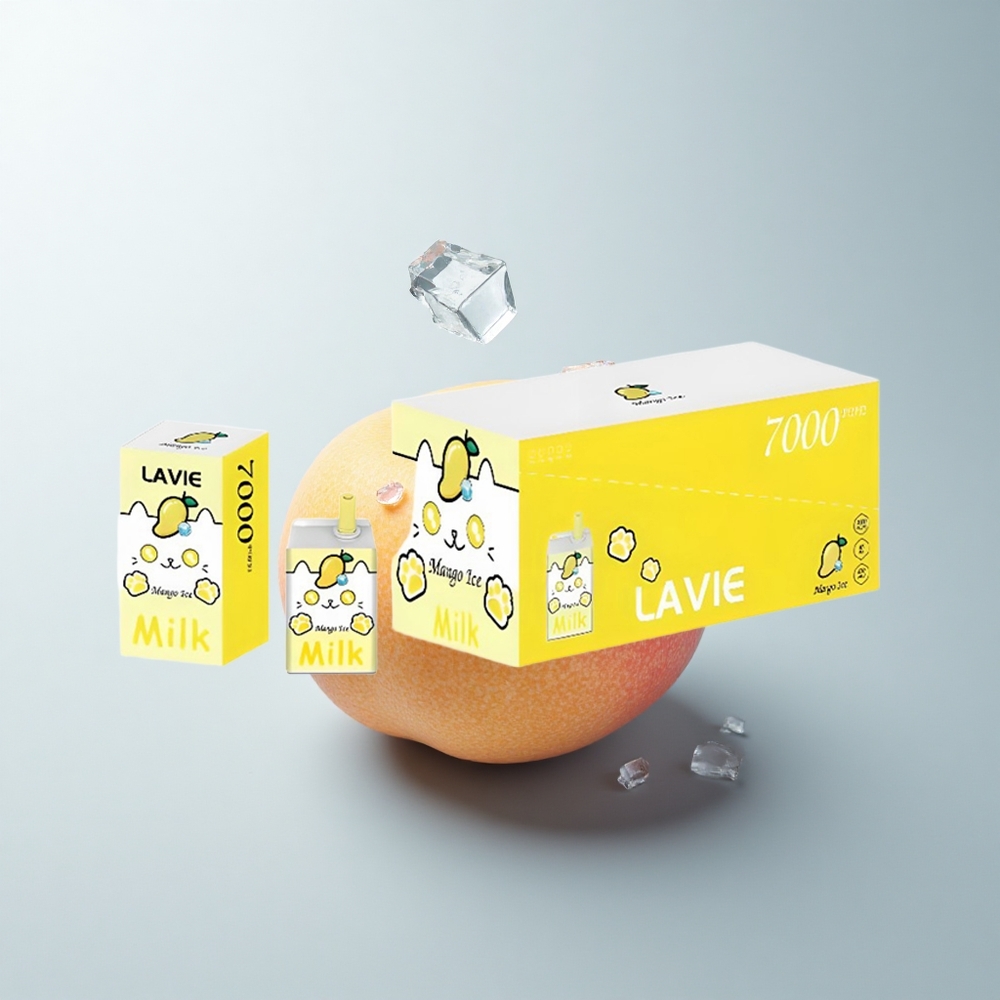 Lavie Milk 7000 Puffs Glace à la Mangue 16ML 600mAh Type C