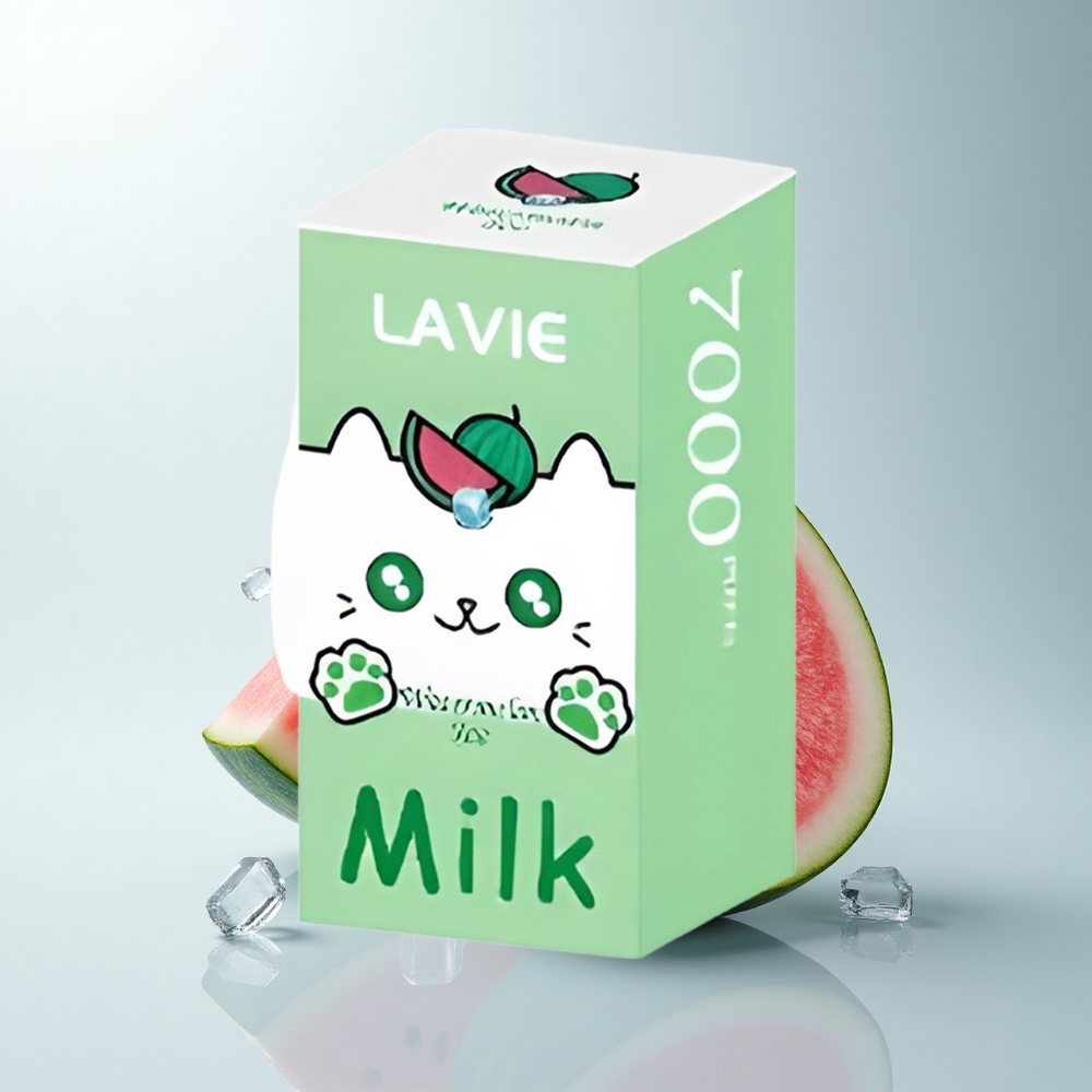 Lavie Milk 7000 Puffs Glace à la Pastèque 600mAh