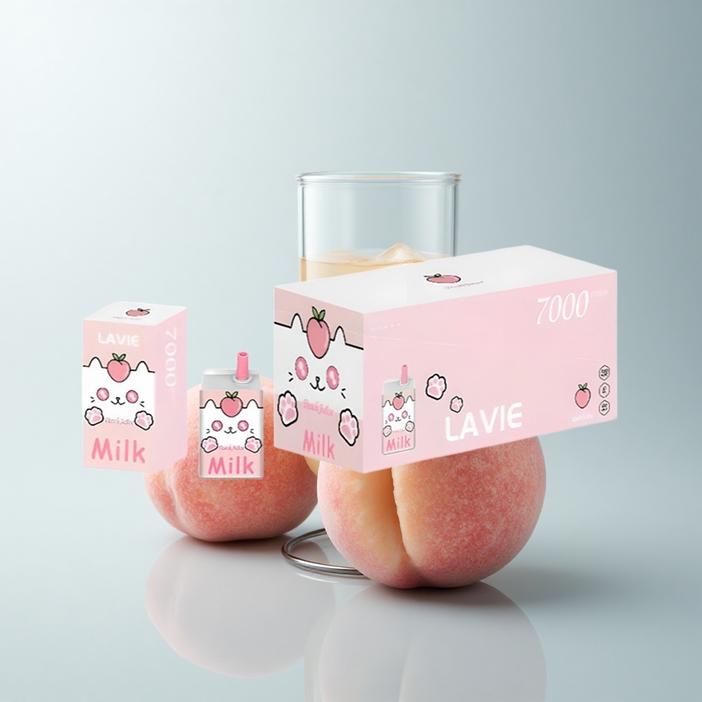 Lavie Milk 7000 Puffs Jus de Pêche 16ML 0%