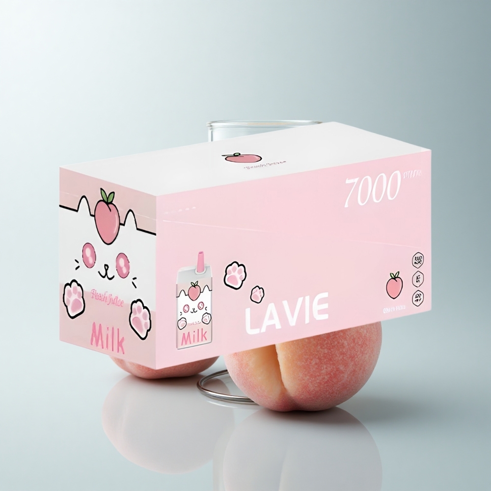 Lavie Milk 7000 Puffs Jus de Pêche 16ML 0%