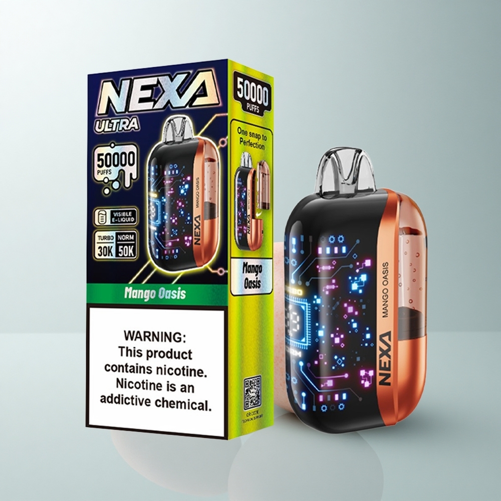 NEXA Ultra 50000 Puffs Oasis Mangue 20ml 5% Type-C