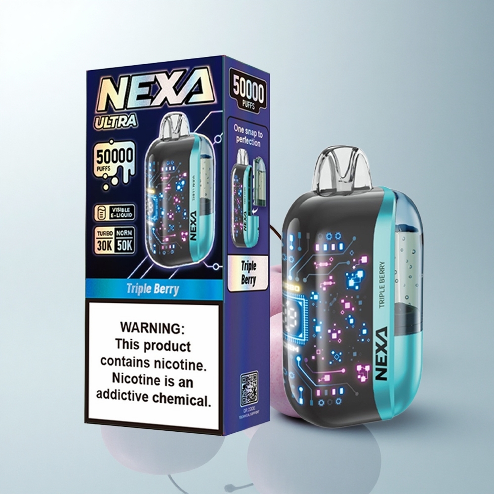 NEXA Ultra 50000 Puffs Triple Baies 50K Écran 3D