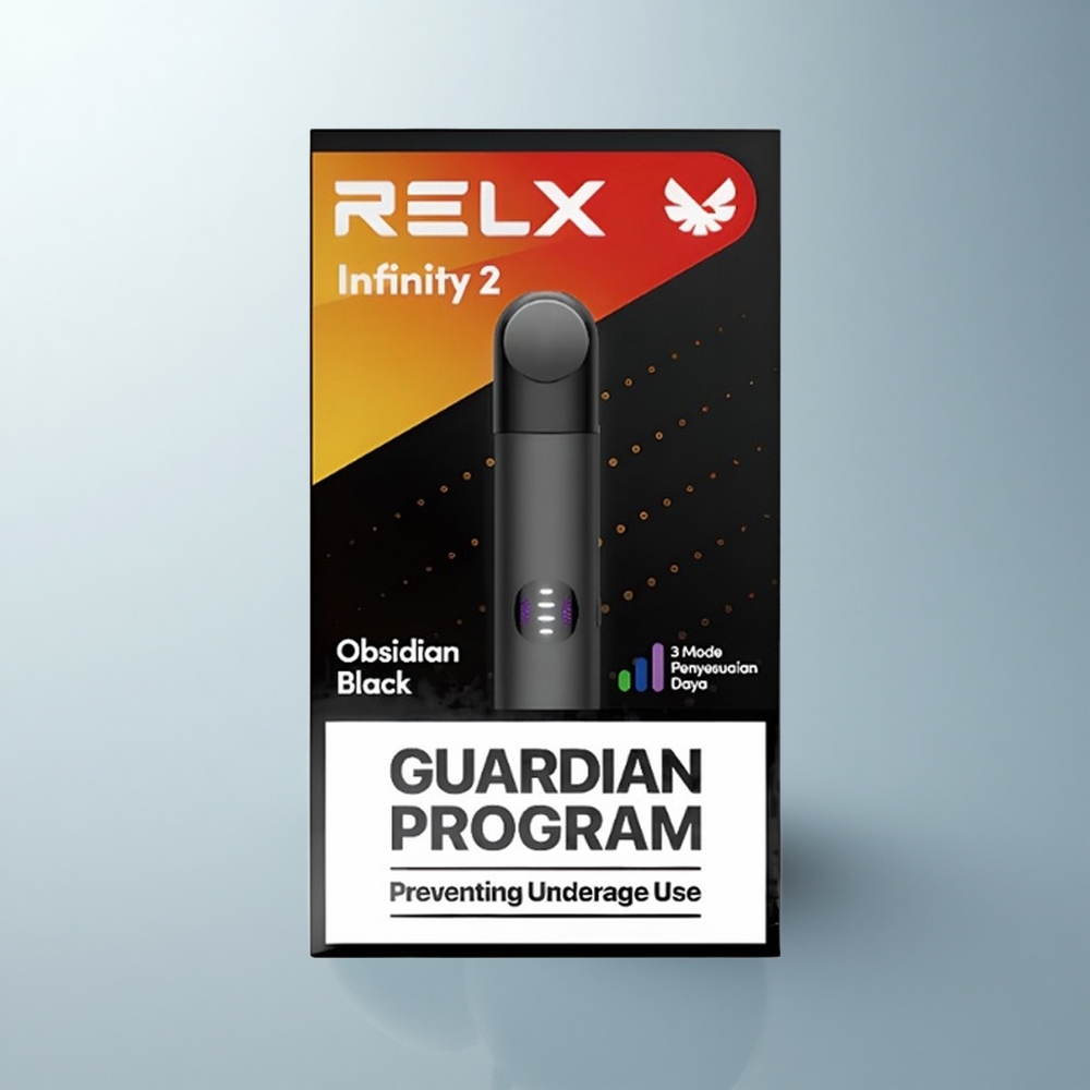Relx Infinity 2 Vape Device Astrénoir Lisse Métal 440mAh