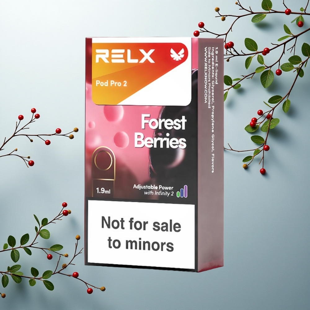 Relx Pod Pro 2 Vape Device Baies des Bois 0mg/ml - 1.9ml - Mode Éco/Smooth/Boost