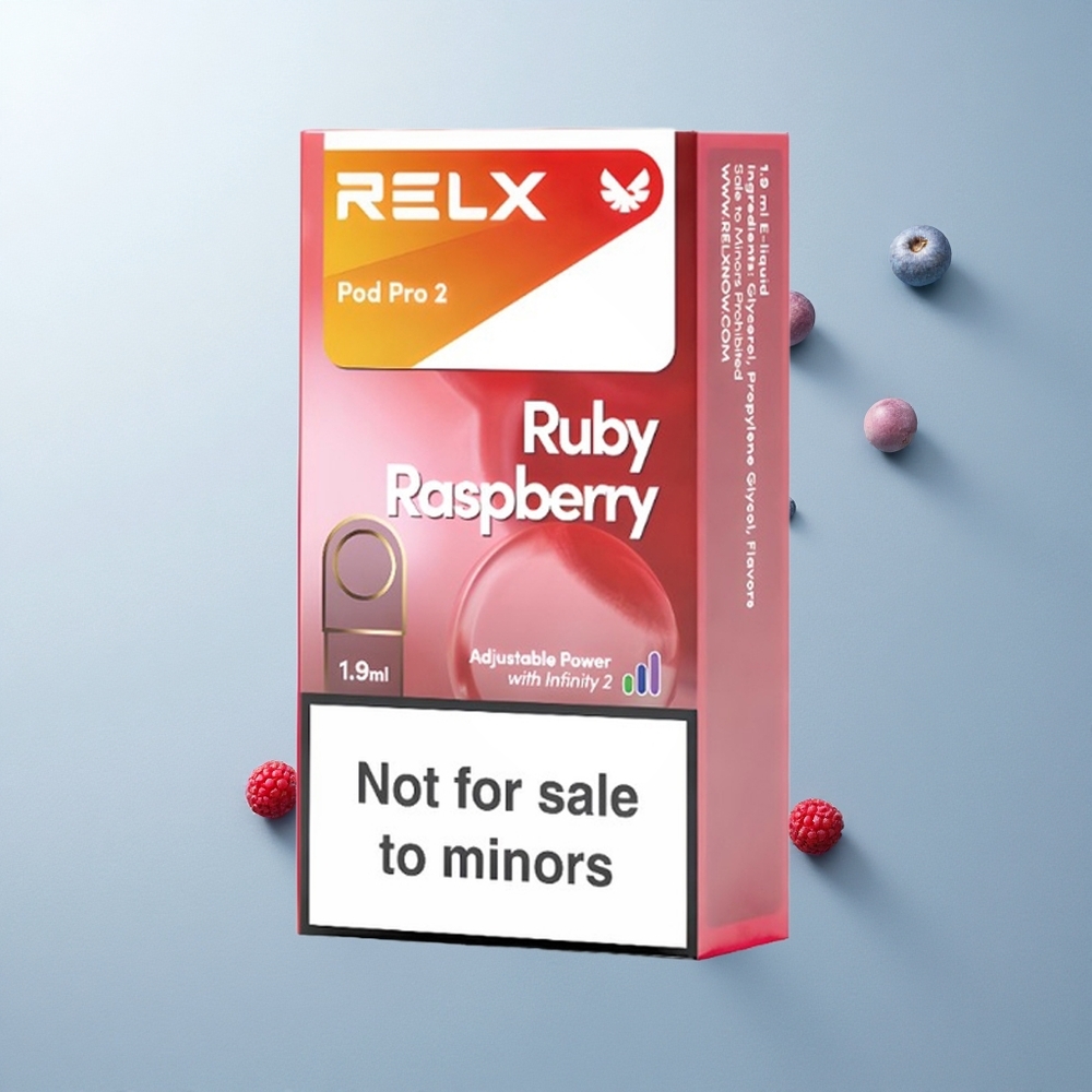 Relx Pod Pro 2 Vape Device Framboise Bleue 0mg/ml Pro 2 - 1.9ml - Boost Mode 8W