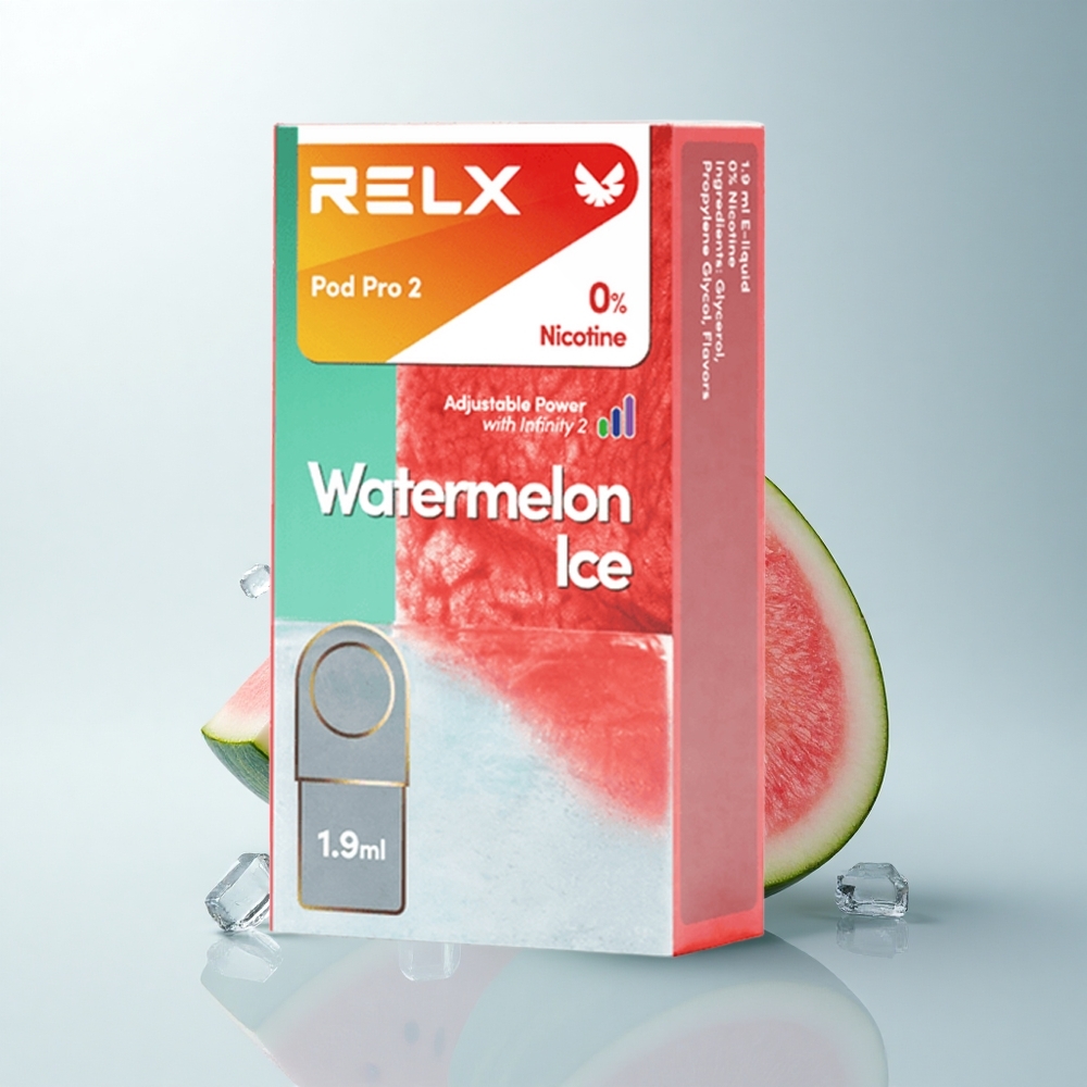 Relx Pod Pro 2 Vape Device Glace à la Pastèque 0mg/ml - 1.9ml - 3 Modes (Eco, Smooth, Boost)