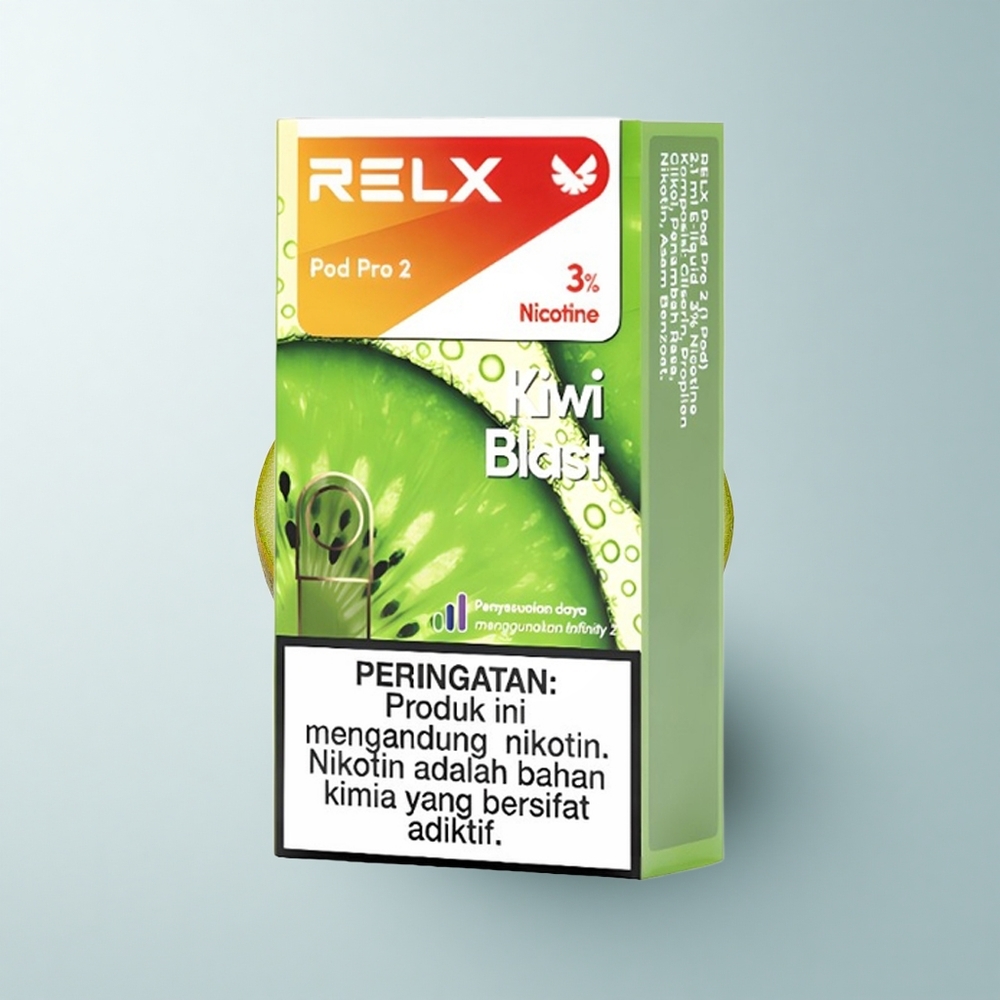 Relx Pod Pro 2 Vape Device Kiwi Éclat 30mg/ml 1.9ml Mode Triple