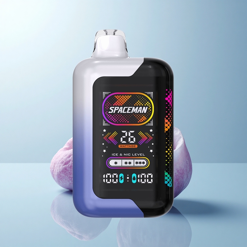 SMOK SPACEMAN SP40000 Puffs Glace Bleue Framboise 20ml 50mg